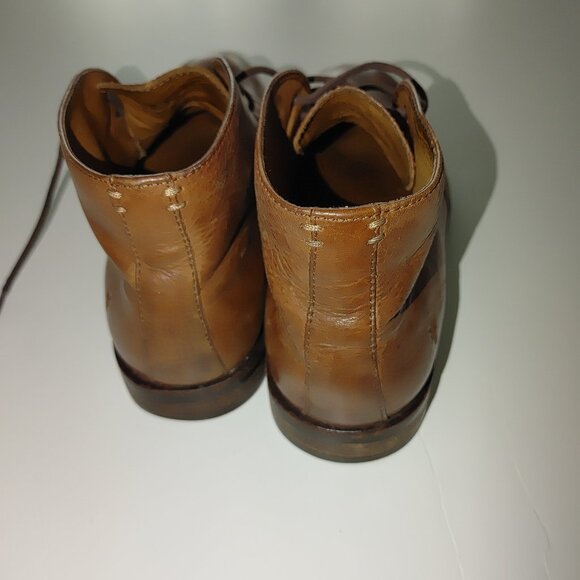 FRYE Men's Leather Ankle High Boots Size 8.5 Pre-owned - Picture 2 of 7